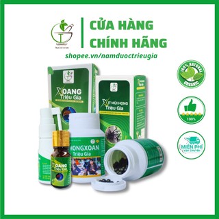 BỘ COMBO Sản Phẩm TRIỆU GIA liệu trình hỗ trợ dứt điểm vấn đề về mũi, xoang hắt hơi, sổ mũi, nghẹt mũi, ngứa rát mũi