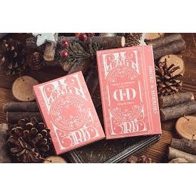 Bộ bài tây smoke and mirror v9 pink playing card by dan and dave