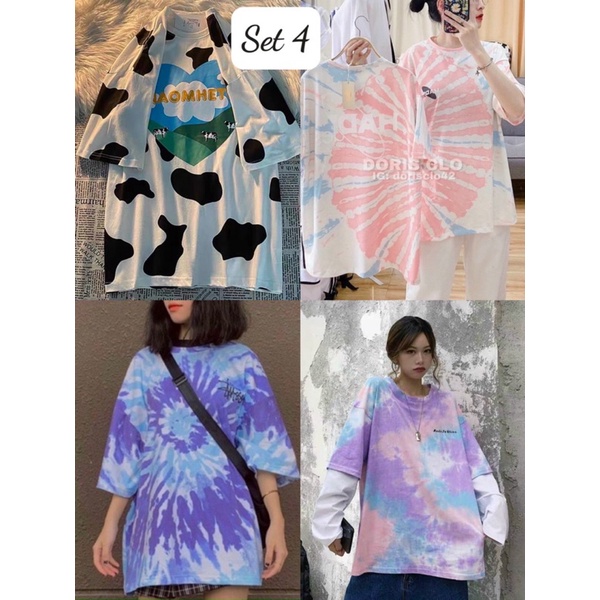 Set 4 Áo Chỉ 100k