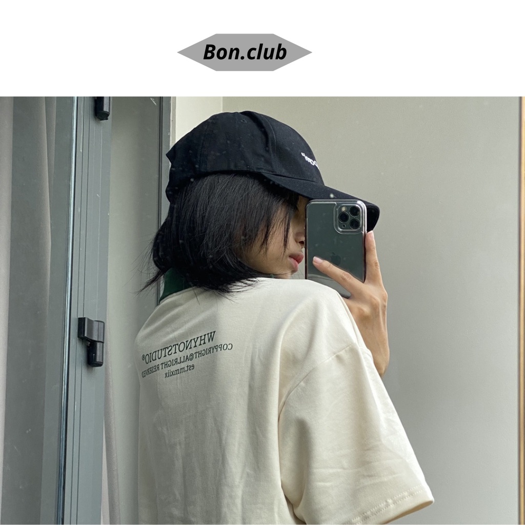 Áo Thun Polo Form Rộng Nam Nữ UNISEX In Chữ WHYNOT Chất Cá sấu Cao Cấp LOCABRAND 2 Màu Xanh , Kem Phong Cánh BON.CULB