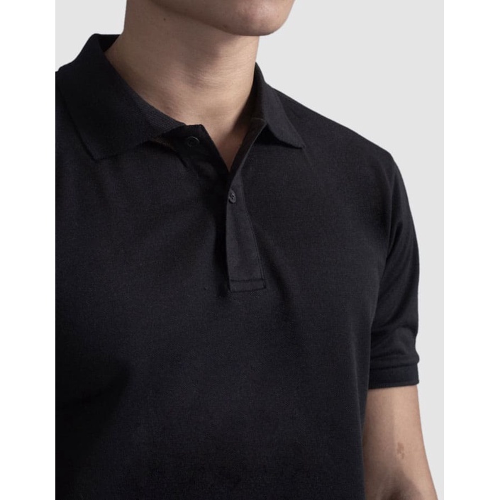 Áo Polo Cổ Bẻ Trơn Basic Nam Vải Cá Sấu Cotton Cao Cấp Chuẩn Form