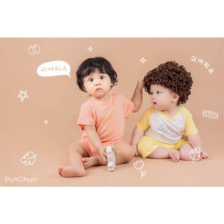 Punchun bộ cộc raglan cho bé SS23