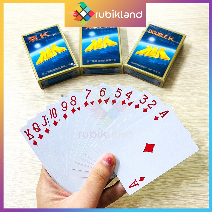 Bài Tây Giấy Double K Bài 52 Lá Giấy Đẹp Xịn Đồ Chơi Giải Trí Xả Stress