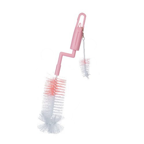 Bộ cọ vệ sinh làm sạch bình sữa, phụ kiện núm ty chính hãng Upass Thái Lan xoay 360 độ UP7001W