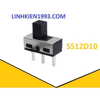 [ 2 CON ] Công tắc gạc SS12D10 chân cắm 2 vị trí