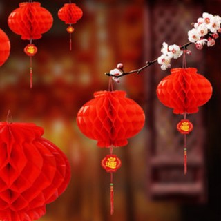 Đèn lồng đỏ trang trí - Quả cầu đỏ trang trí