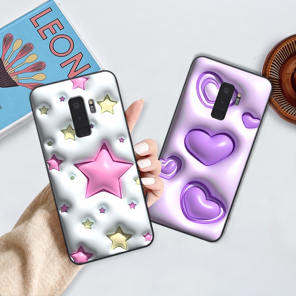 Ốp Samsung S9 / S9 Plus / S9+ in phẳng hiệu ứng 3D giả nổi siêu thật, cực xinh, cá tính