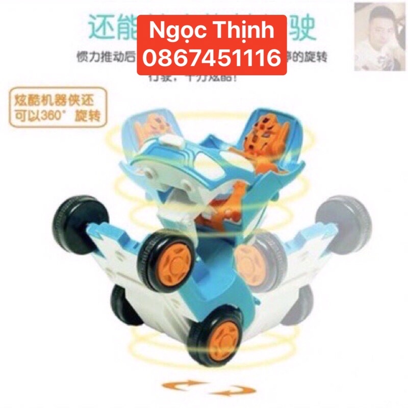 ĐỒ CHƠI Ô TÔ BIẾN HÌNH ROBOT CHẠY BÁNH ĐÀ
