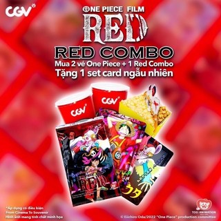 Thẻ card one piece film red cgv