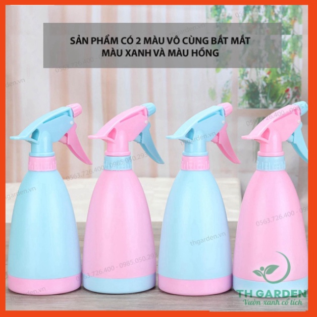 Bình tưới cây phun sương dạng xịt để bàn 500ml  Có thể phun tia hoặc phun sương lực mạnh C56