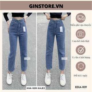 Quần Jean Baggy KHA-009 GINNY |Vải Wash Xịn | Gin Store