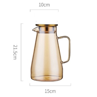 Bình đựng nước 1.8 lít thủy tinh chịu nhiệt cao trong suốt sáng bóng bộ bình thủy tinh cao cấp sang trọng