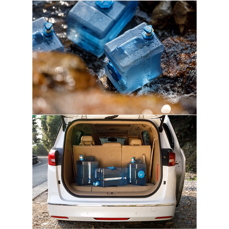 Bình /Can đựng nước dã ngoại, nhựa cao cấp Naturehike Là Nhà NH18S012-T - kèm vòi