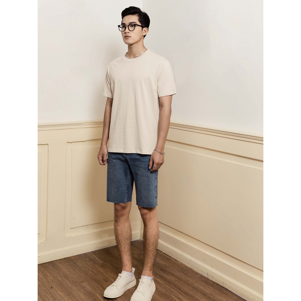 Quần Short Nam SlimStraight Wash, Chất Denim Thoải Mái, QD003112, Somehow