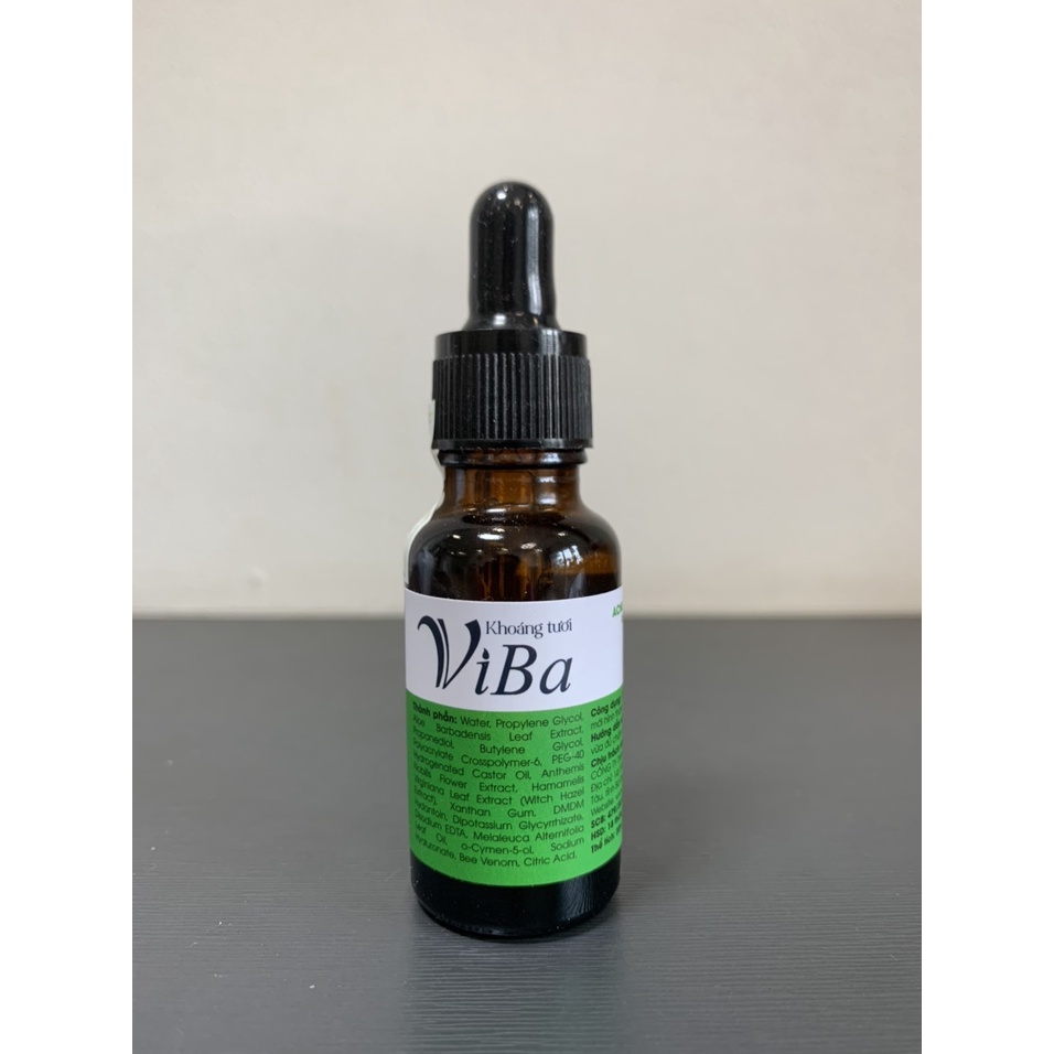 Combo chăm sóc da mụn VIBA - Cân bằng độ âm, sạch mụn, mờ thâm, sáng da