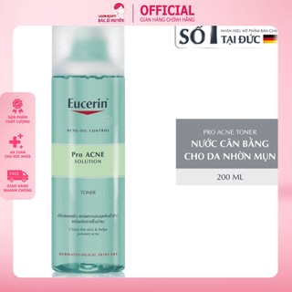 Toner Eucerin Pro ACNE Solution Ngăn Ngừa Mụn Trứng Cá, Giúp Da Luôn Tươi Khỏe ( 200ML )