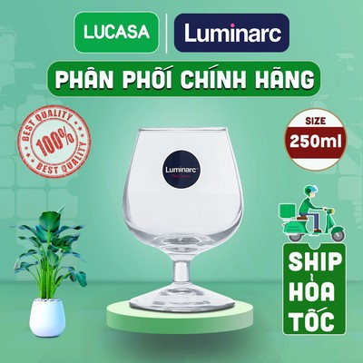 Bộ 6 Ly Rượu Thủy Tinh Luminarc Cognac 250ml - LUCOG2629 | Phân Phối Chính Hãng