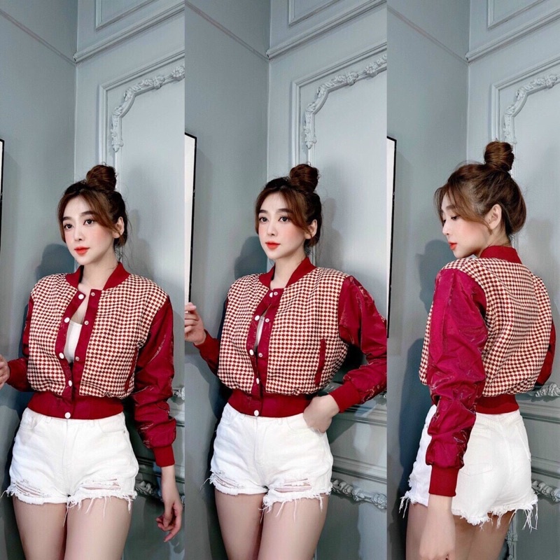 ÁO KHOÁC CAO CẤP PHI XÀ CỪ PHỐI CARÔ BỐ, MAY 2 LỚP ,CÓ TÚI TRONG