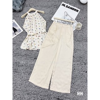 Set áo yếm thêu kèm quần lụa siêu xinh