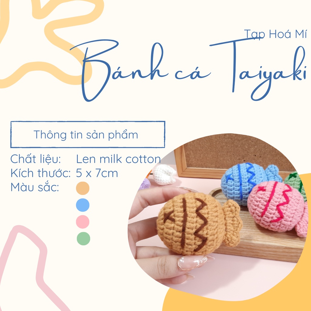 MÓC KHÓA BÁNH CÁ TAIYAKI "NHON NHON"