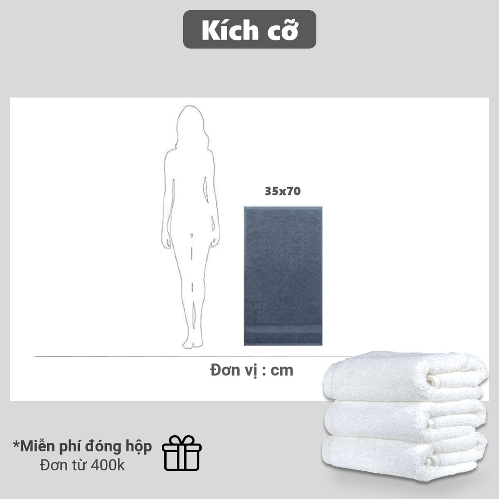 Khăn nhỡ KHÁCH SẠN 35x70cm, 100% COTTON, siêu mềm mịn, thấm hút, dày dặn - LOTUSTOWEL | BigBuy360 - bigbuy360.vn