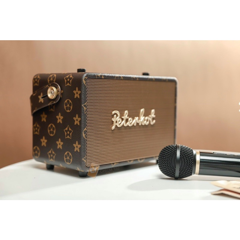 Loa karaoke hàng mỹ Petenhot Bluetooth kèm 1 mic công suất khủng
