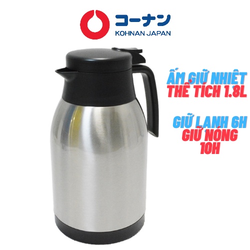 Bình Giữ Nhiệt KOHNAN 300/350/480ml màu hồng/bạc/be/trắng/xanh/đen