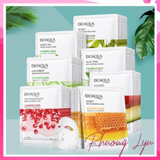 Combo 10 mặt nạ giấy Bioaqua dưỡng trắng làm sáng da cấp ẩm bổ sung collagen thải độc dùng cho Spa - Nội Địa Trung