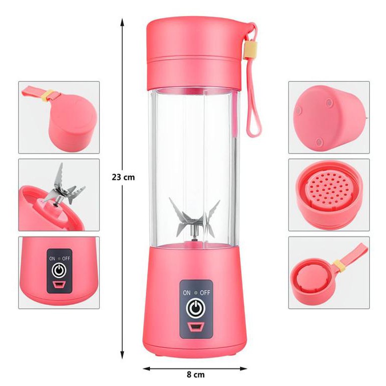 Máy Xay Sinh Tố Cầm Tay Đa Năng-Máy Xay Hoa Qủa Sạc Điện