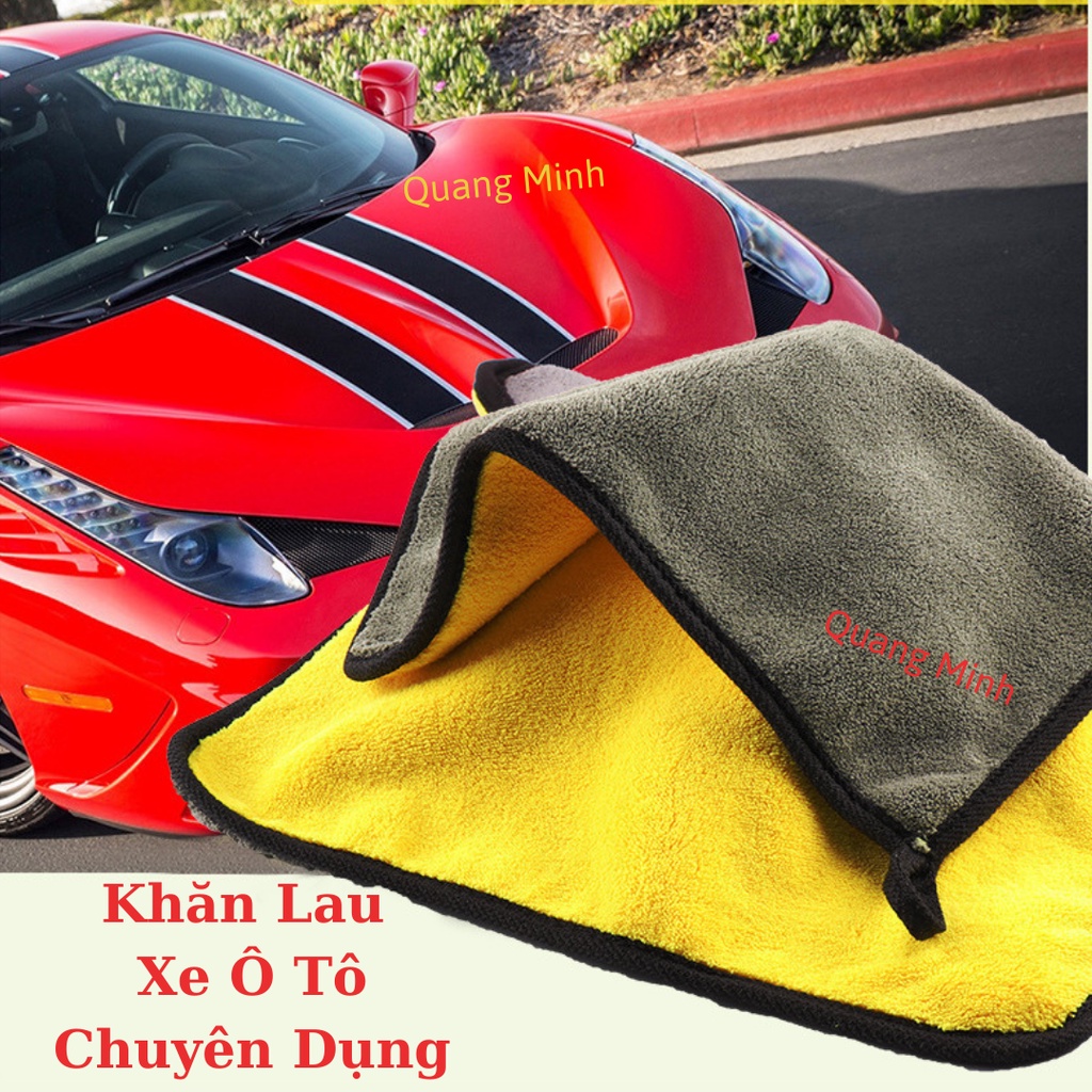 🚗 Khăn Lau Đa Năng MICROFIBER Chuyên Dụng Cho Xe Hơi 🚗 Móc Khóa - Đồ Trang Trí