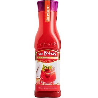 Nước cốt Lafresh Dâu Tây 650ml - Nguyên liệu pha chế CloudMart HCM