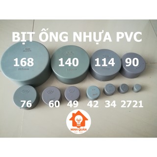 Nắp bịt, bít ống 76, 90mm pvc, phụ kiện ống nước rm hoặc st
