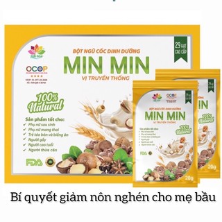 Ngũ cốc lợi sữa - bột ngũ cốc bầu min min 29 hạt