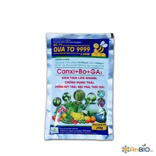 Phân bón vi lượng ac-tl qua to 9999 super | kích thích trái lớn nhanh - gói 250g