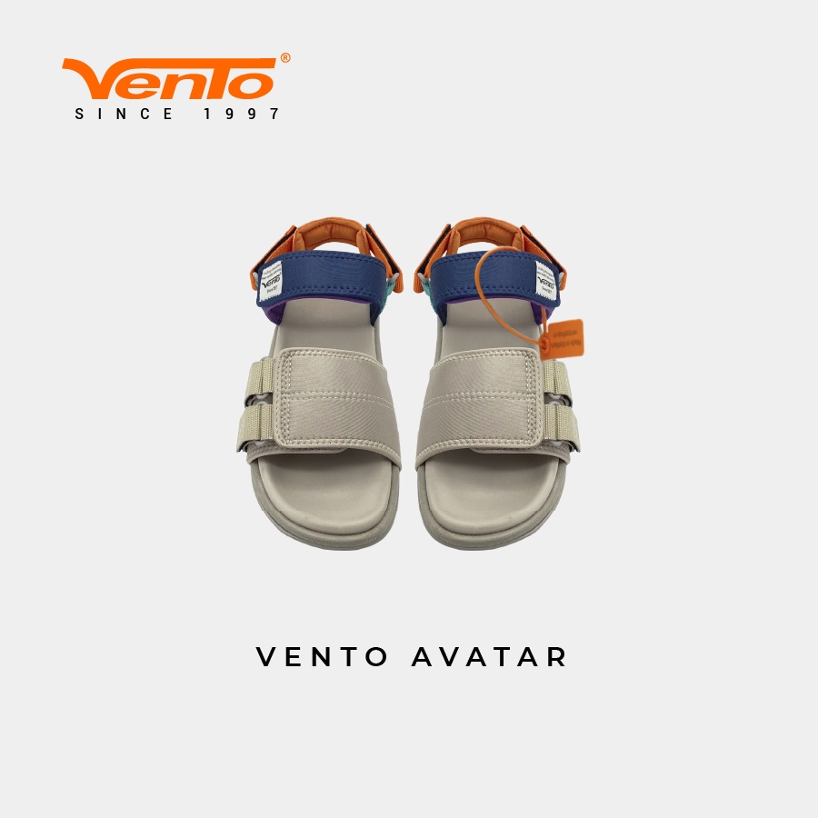 Giày Sandal Nữ VENTO AVATAR Màu Be Cam/Đen Xanh SD10112W