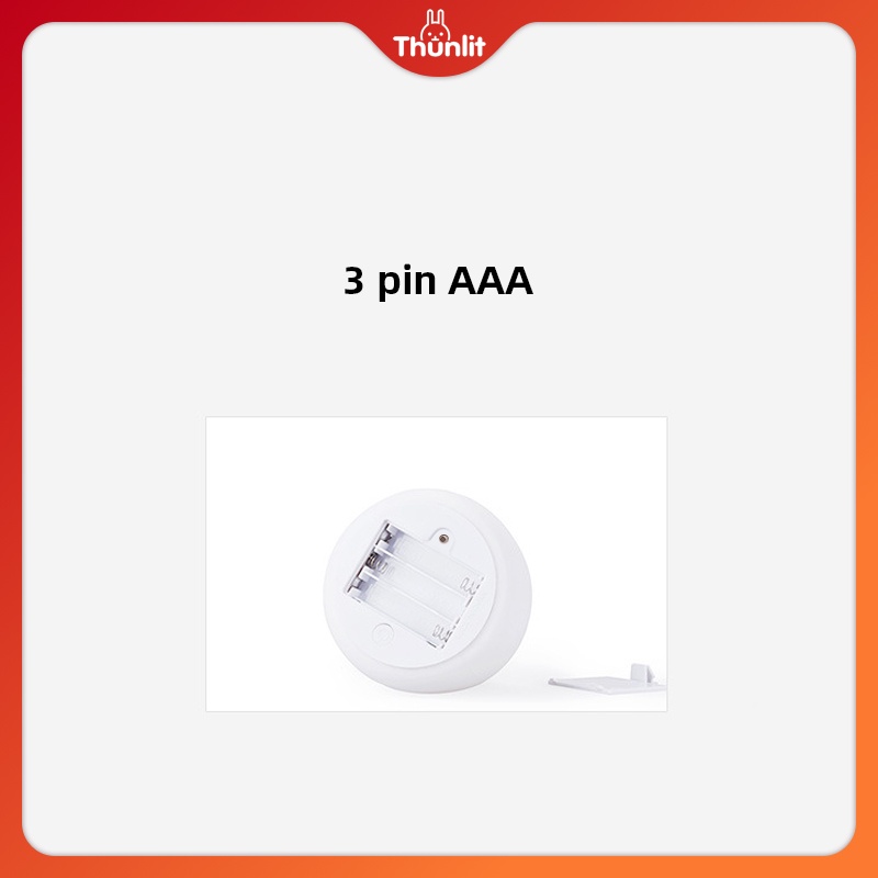 Đèn ngủ hình cú mèo Thunlit  mềm mại nhiều màu sắc sử dụng pin