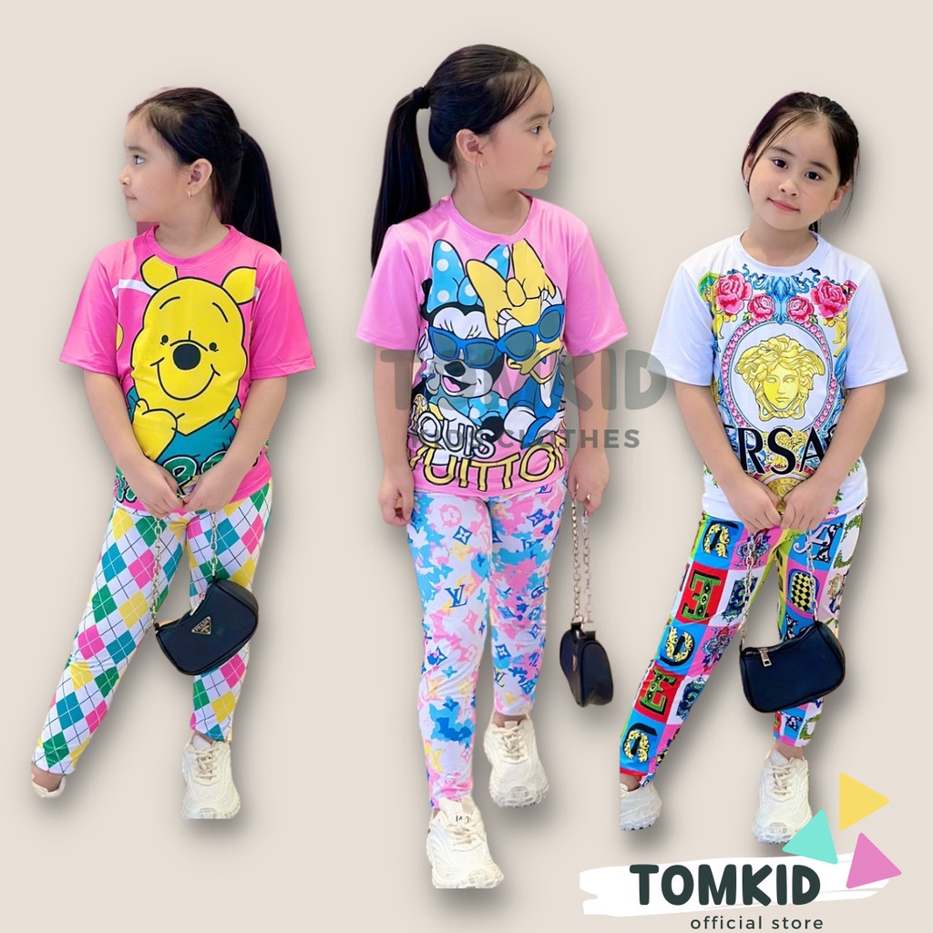 Đồ bộ cho bé gái đồ dài cho bé gái thun lạnh chính phẩm loại 1 co giãn không nhão vải 10-40kg Tomkids