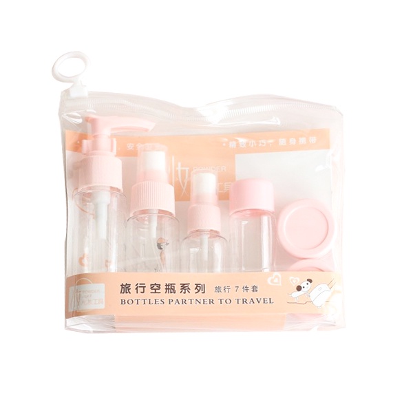 Set 5 món chiết mỹ phẩm nhỏ gọn tiện dụng khi đi du lịch