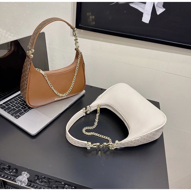 Túi nữ - túi kẹp nách thời trang nữ Quai Chữ Khắc Logo