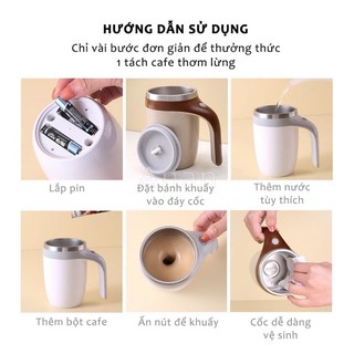 Cốc cafe tự khuấy mẫu mới