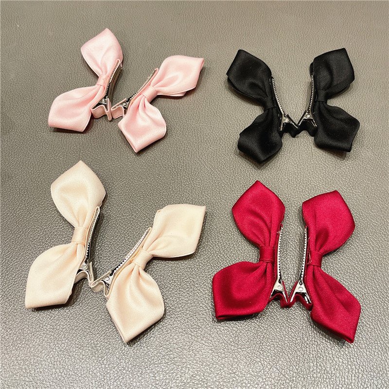 Set 2 Kẹp tóc Nơ Tiểu Thư Siêu Đáng Yêu xinh xắn Phong Cách Hàn Quốc Cho gái cưng