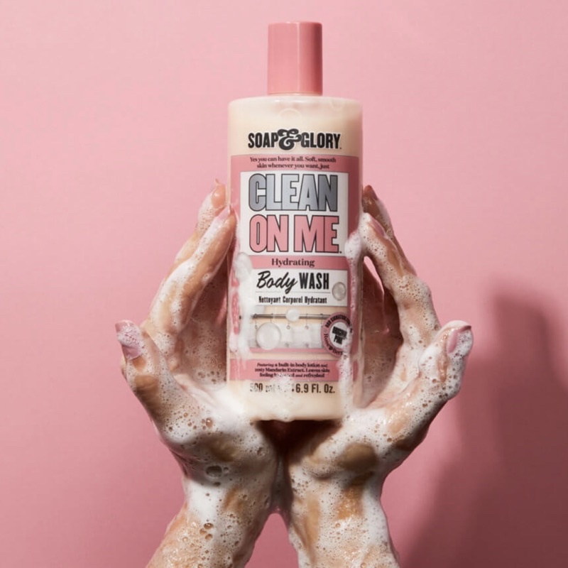 SỮA TẮM SOAP & GLORY CLEAN ON ME HYDRATING BODY WASH