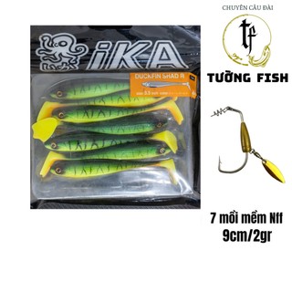 Mồi mềm câu lure nff 6gr - 9cm lưỡi ar15 câu cá lóc siêu nhạy - mồi mềm nff câu cá lóc