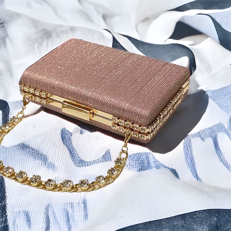 Bóp Đầm Đeo Vai Kết Hạt Thủ Công Hàng Cao Cấp Có Quai{ Nhận giao hoả tốc trong ngày khu vực tphcm}