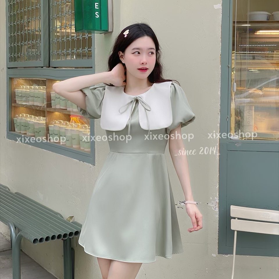 Váy thủy thủ tiểu thư Hàn Quốc xixeoshop - v411