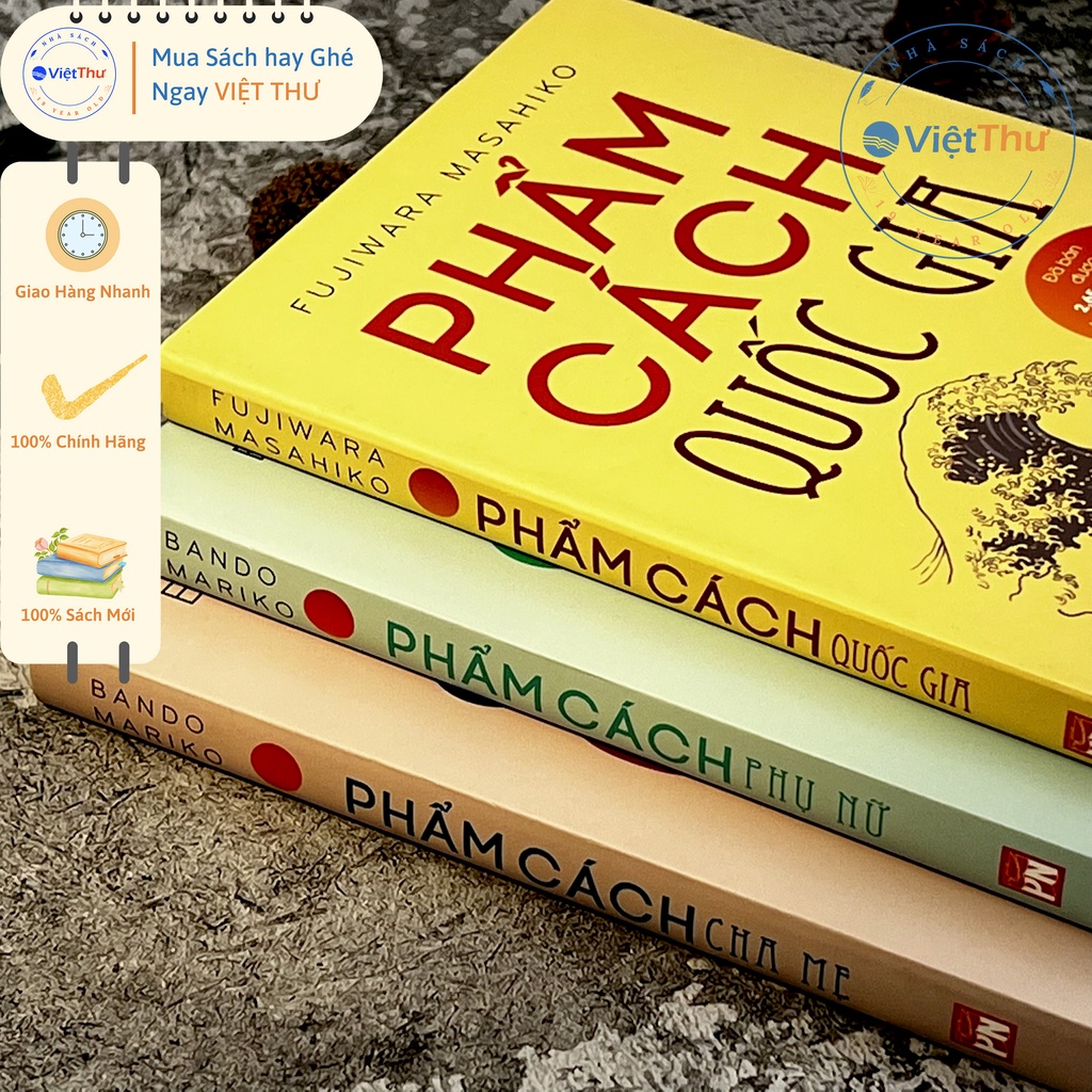 Sách - Combo 3 Quyển Phẩm Cách Cha Mẹ - Phẩm Cách Phụ Nữ - Phẩm Cách Quốc Gia (PN)