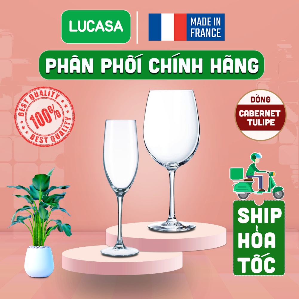 Ly Rượu Vang Thủy Tinh Luminarc C&S Cabernet - Sản xuất Pháp | Phân Phối Chính Hãng