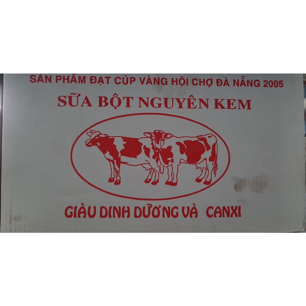 Combo 2 Túi Sữa Bột Nguyên Kem Hai Con Bò Đỏ (500g/túi)