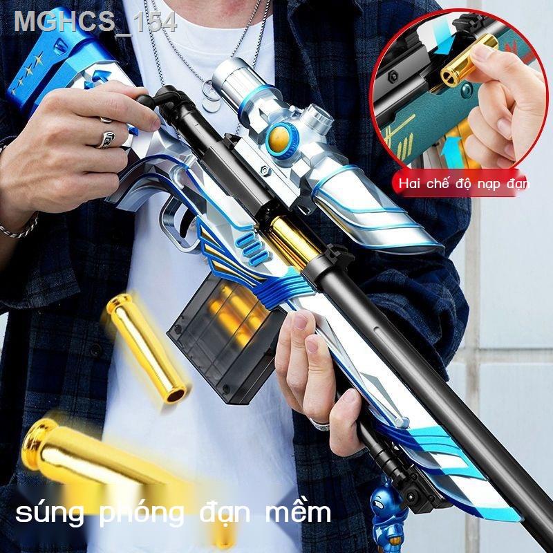 ❐Ném đạn mềm AWM súng bắn tỉa tóm gà súng đồ chơi trẻ em tấn công 98K M416 cậu bé M24 niềm tin ngôi sao