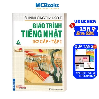 Sách - shin nihongo no kiso i - giáo trình tiếng nhật sơ cấp - tập 1 - mcbooks